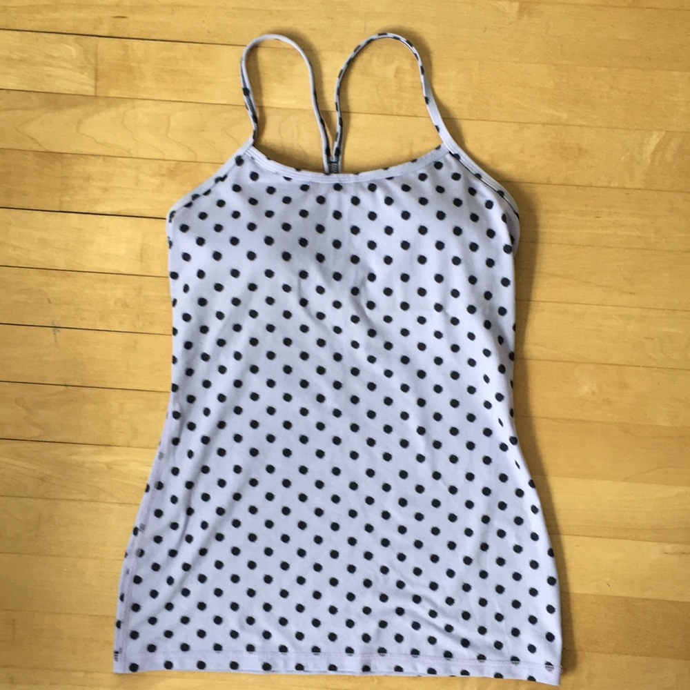 Lululemon Power Y Polka Dot Tank